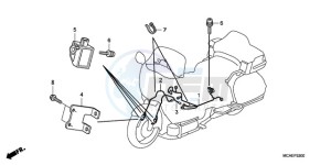 GL18009 SI / AB NAV - (SI / AB NAV) drawing AIRBAG HARNESS