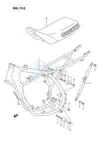 RM80 (E24) drawing FRAME - SEAT (MODEL P R S)