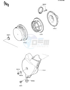 KX 80 E [KX80] (E2-E3) [KX80] drawing AIR CLEANER -- 84 KX80-E2- -