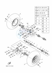 YFM450FWB YFM45KDXK (BJ59) drawing REAR WHEEL