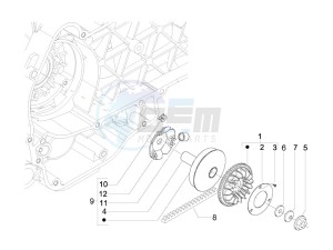 LX 125 4T ie E3 Touring drawing Driving pulley