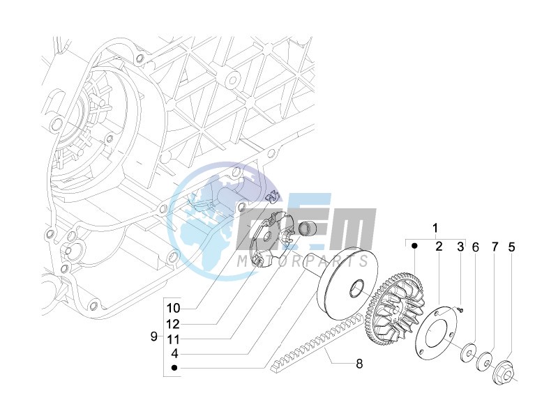 Driving pulley