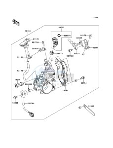 KX450F KX450FCF EU drawing Throttle