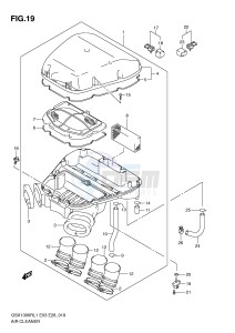 GSX1300R (E3-E28) Hayabusa drawing AIR CLEANER