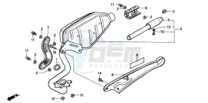 QR50 drawing EXHAUST MUFFLER