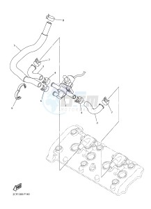 YZF-R1M 998 R2 (2KS7) drawing AIR INDUCTION SYSTEM