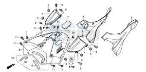 TRX420FE FOURTRAX ES drawing BODY COVER