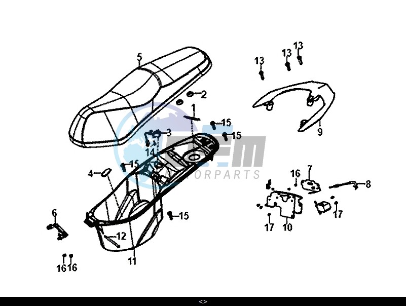 SEAT REAR GRIP