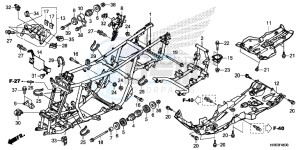 TRX500FA6H Europe Direct - (ED) drawing FRAME BODY