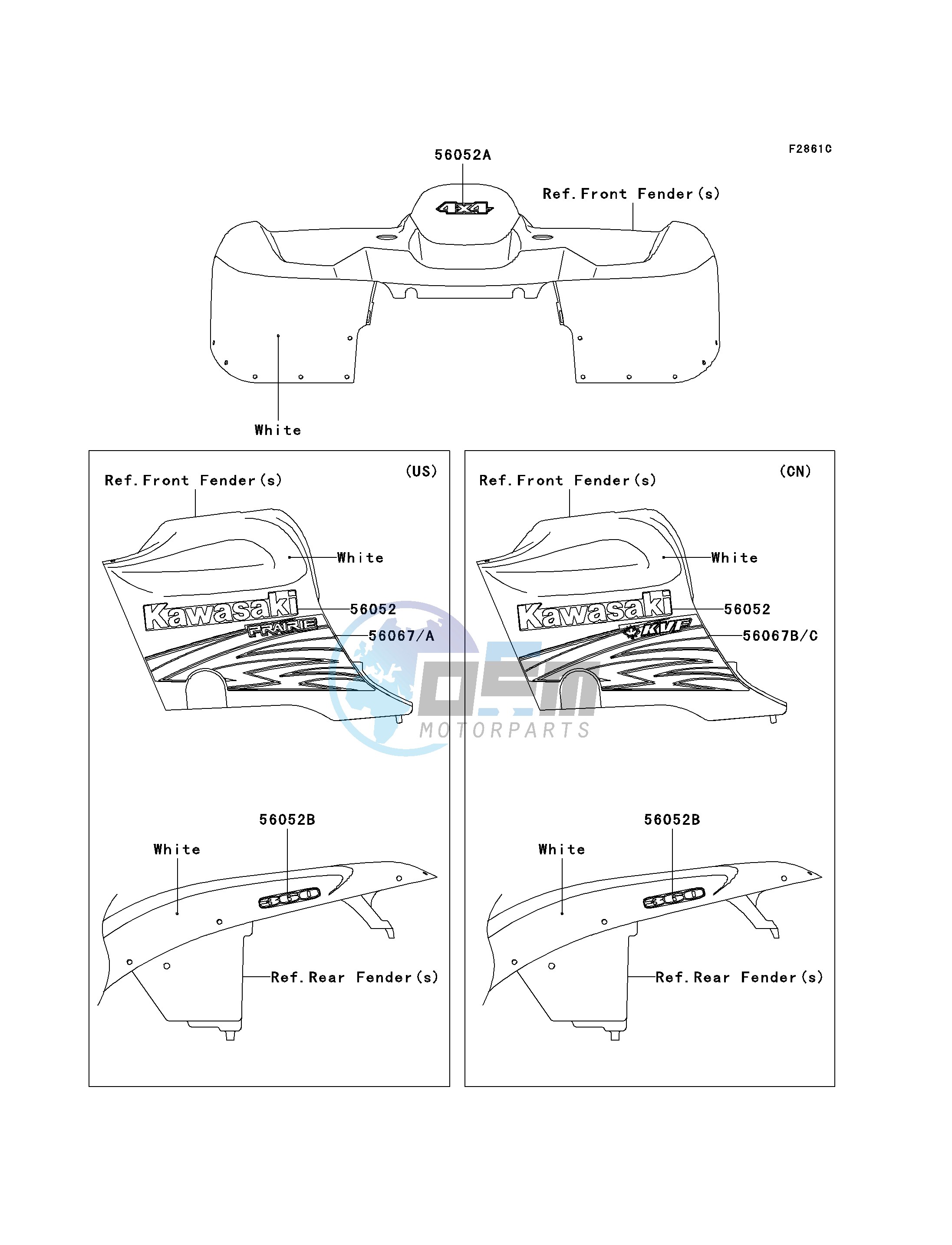 DECALS-- WHITE- --- A7F- -