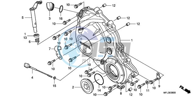 RIGHT CRANKCASE COVER