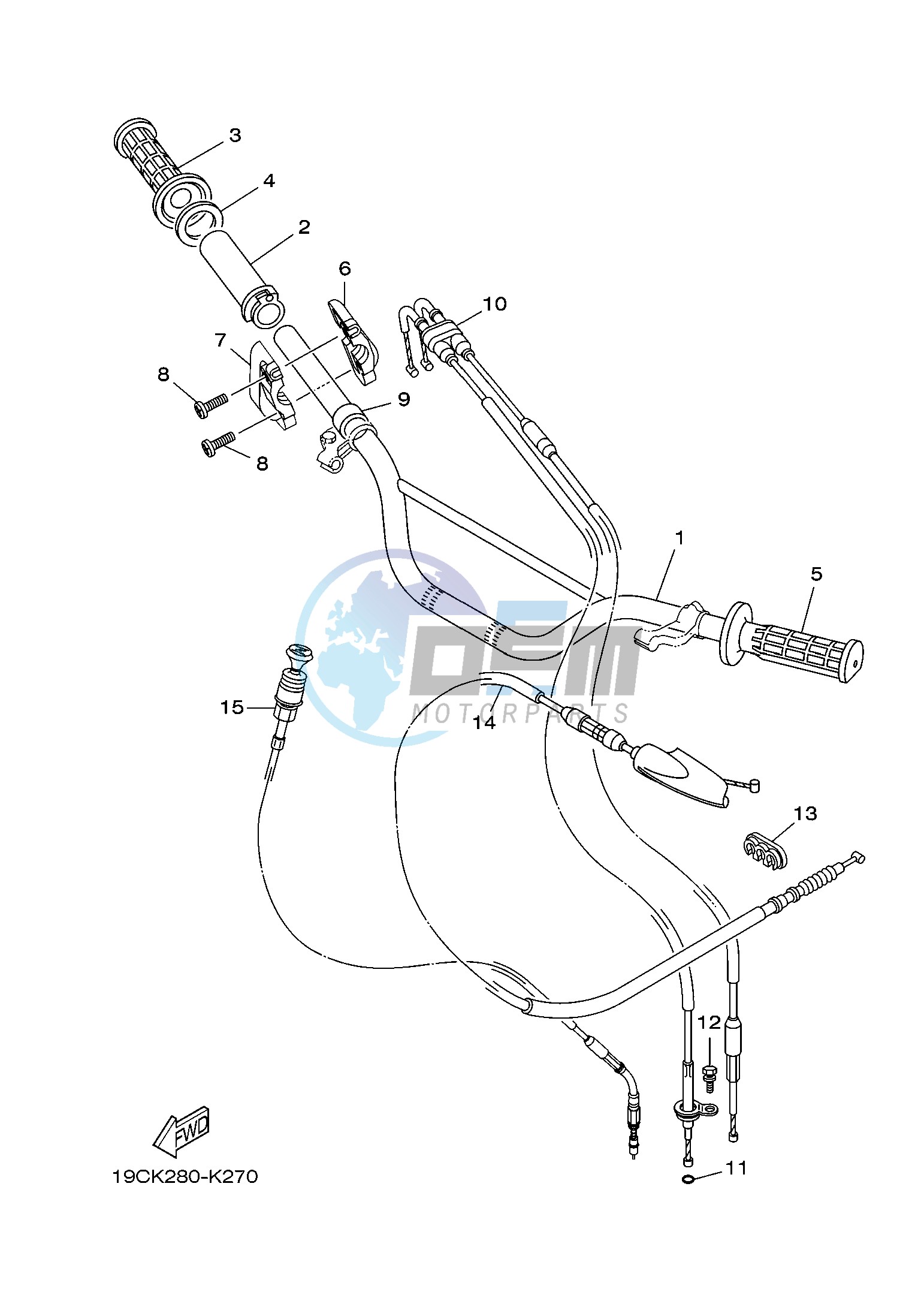 STEERING HANDLE & CABLE