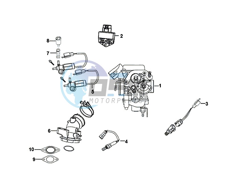 ECU SET / ALLO 50 (25 KM/H) (AJ05WA-NL) (L8-M0)