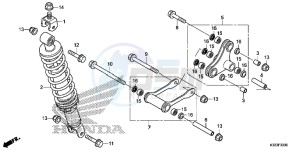 CBR250RF CBR250R Europe Direct - (ED) drawing REAR CUSHION