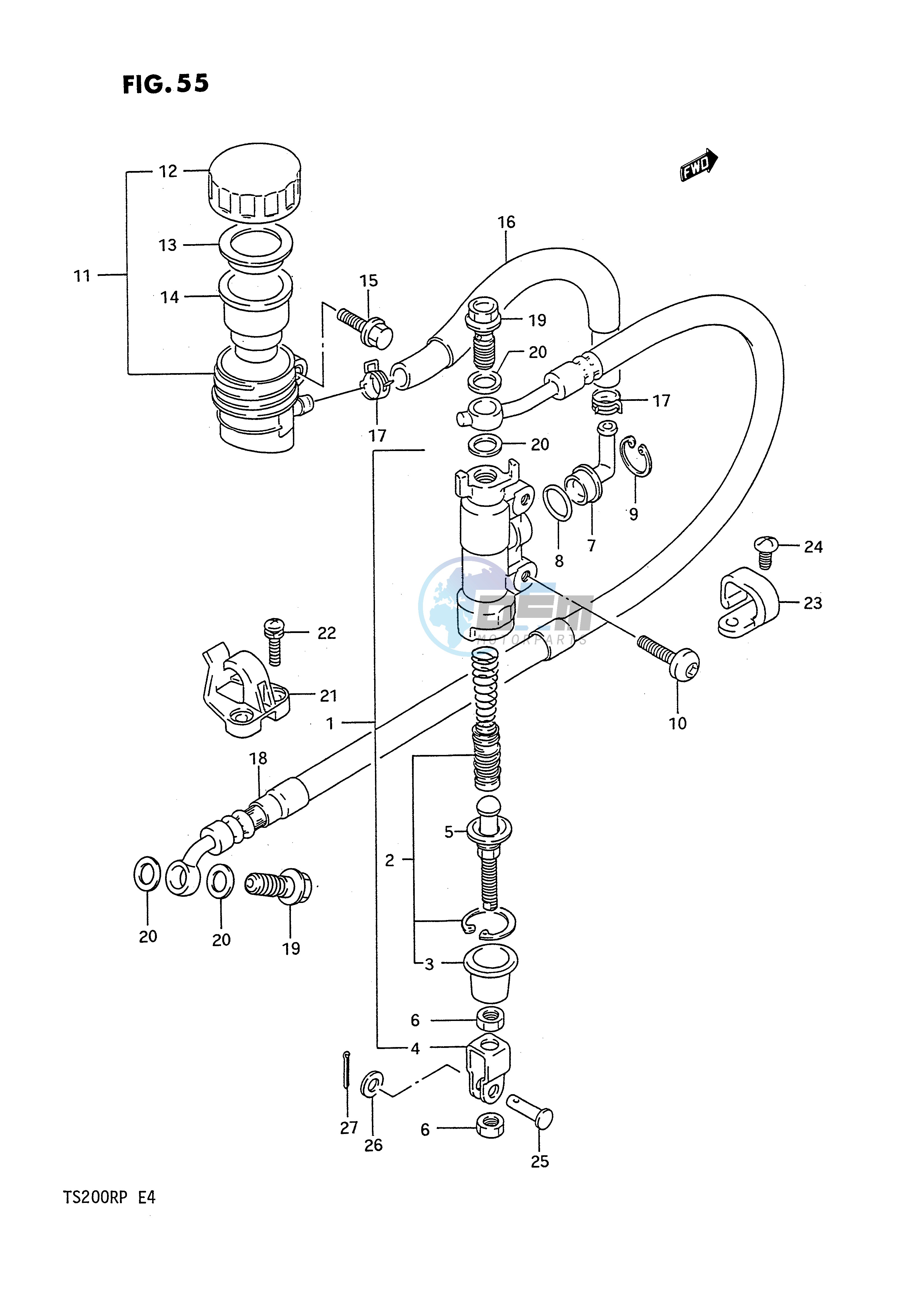 REAR MASTER CYLINDER