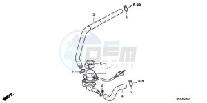 FJS400D9 SI - (SI) drawing AIR INJECTION VALVE