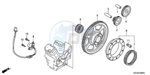 VT750CA9 Ireland - (EK / ST) drawing STARTING CLUTCH