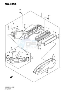 UH200 ABS BURGMAN EU drawing AIR CLEANER