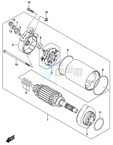 DL1000A drawing STARTING MOTOR