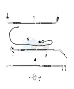 DJANGO 50 4TYA OC drawing CONTROLS AND CABLES