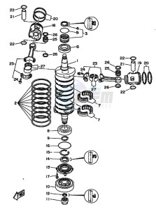 250A drawing CRANKSHAFT--PISTON