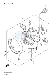 RV125 VAN VAN EU drawing HEADLAMP