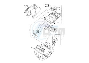 FZ6 600 drawing EXHAUST