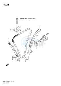 GSX-R750 (E21) drawing CAM CHAIN