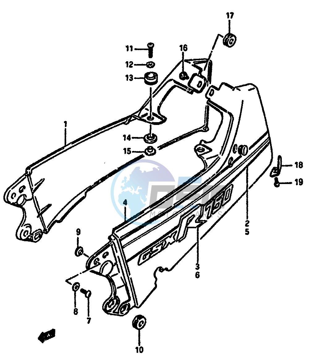 SEAT TAIL COVER (MODEL H)