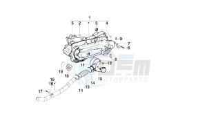 BOULEVARD - 100 CC 4T drawing CLUTCH COVER