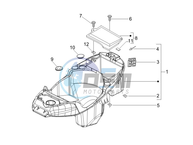 Helmet box - Undersaddle