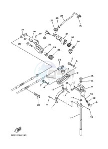 F40C drawing THROTTLE-CONTROL