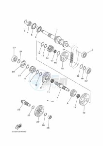 YFM450FWBD KODIAK 450 (B5R1) drawing TRANSMISSION