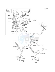 VN 1700 G [VULCAN 1700 CLASSIC LT] (9G-9FA) G9F drawing FRONT MASTER CYLINDER