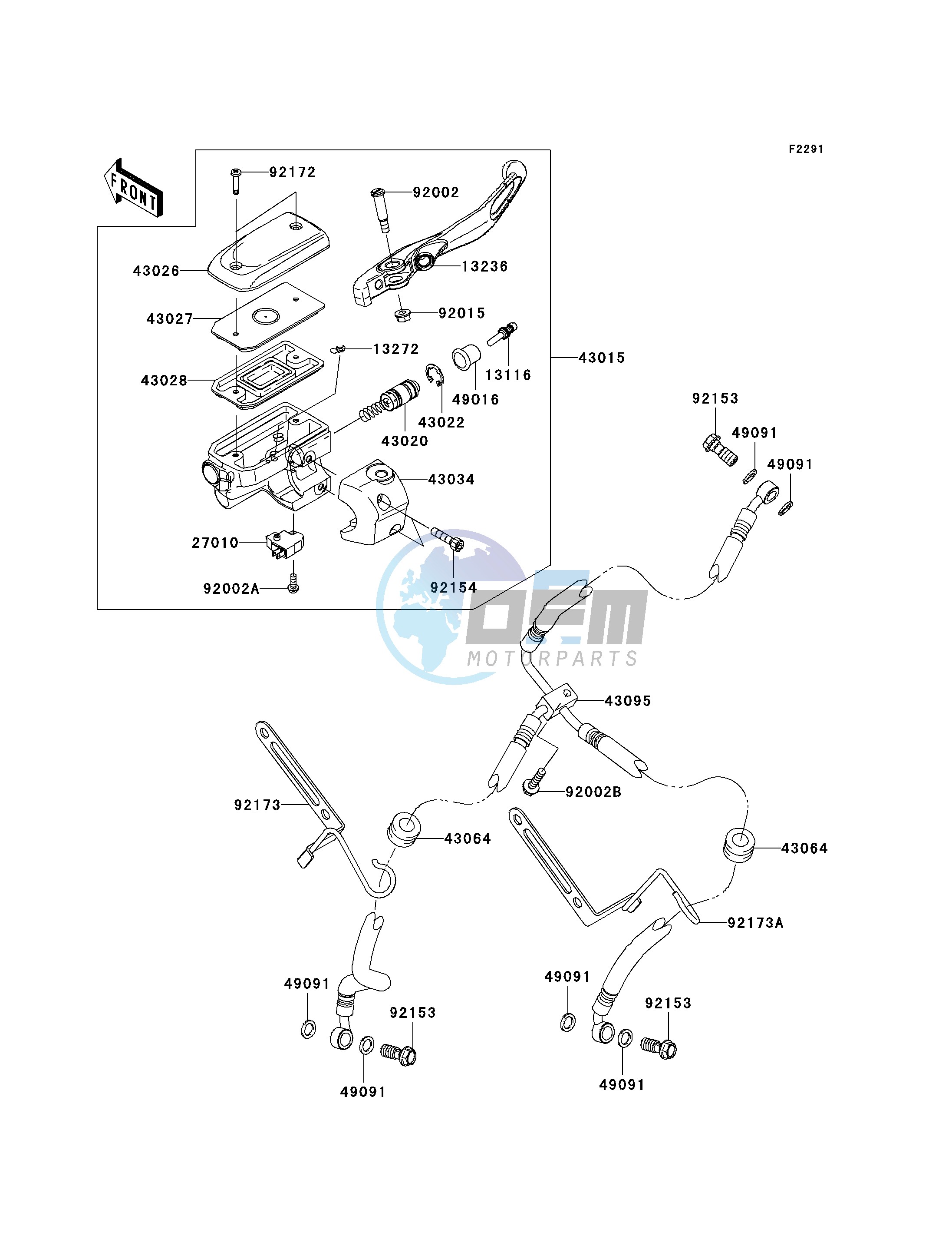 FRONT MASTER CYLINDER