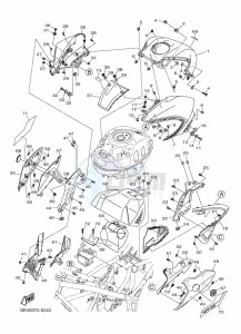 MT-03 MTN320-A (BEV8) drawing FUEL TANK 2