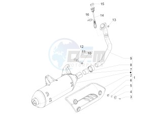 X Evo 250 Euro 3 drawing Silencer