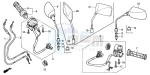 NSS250 JAZZ drawing SWITCH/CABLE