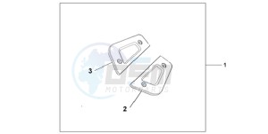 GL1800A BR - (BR) drawing CHROME P.STEP UND