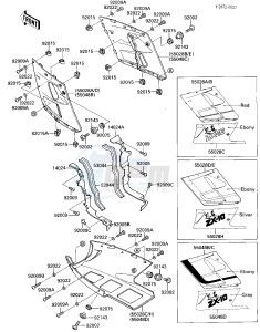 ZX 1000 B [NINJA ZX-10] (B1-B2) [NINJA ZX-10] drawing COWLING LOWERS