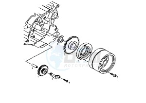 SENDA R EURO 2 - 125 drawing STARTING CLUTCH