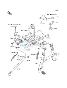 1400GTR_ABS ZG1400CBF FR GB XX (EU ME A(FRICA) drawing Stand(s)