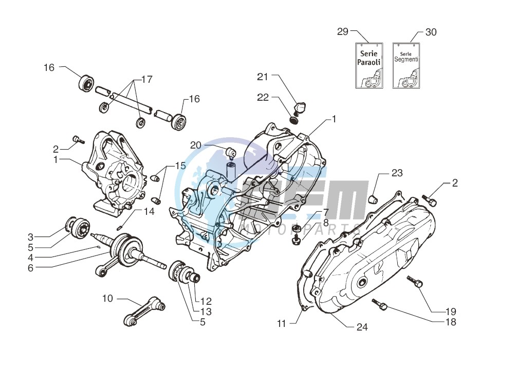 Crankcase – Crankshaft