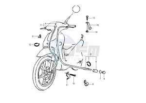 Liberty 125-150 drawing Control Cables