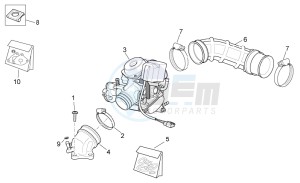 Sport City 125-200-250 e3 drawing Carburettor I