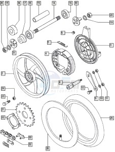 STANDARD_XL_L0-L1 50 L0-L1 drawing Rear wheel