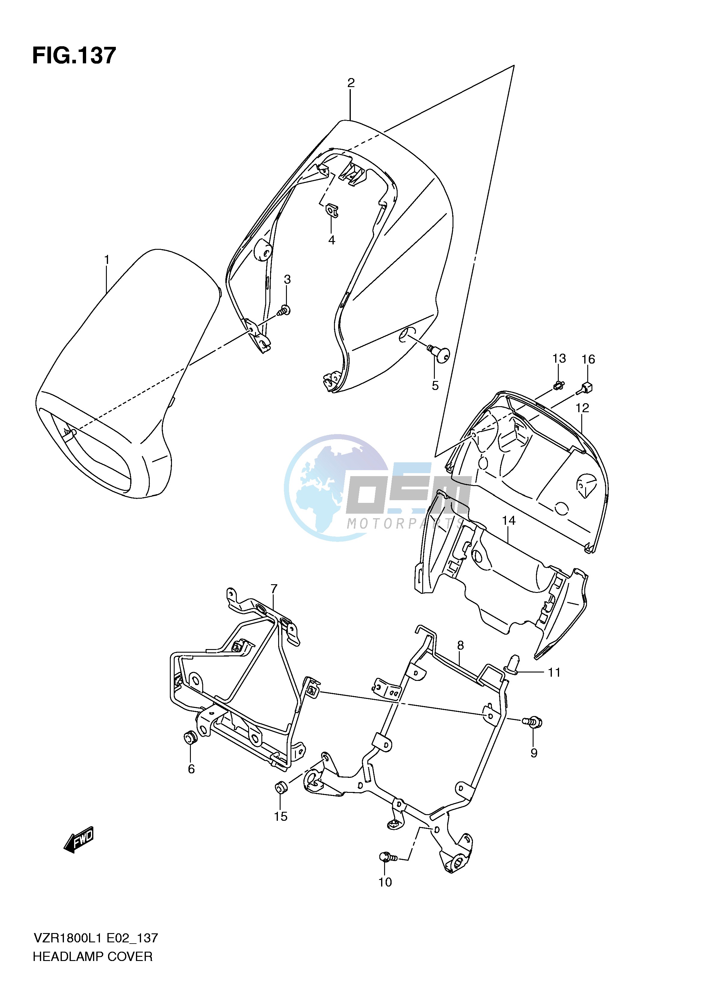 HEADLAMP COVER (VZR1800L1 E19)