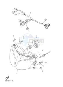 FZ1-S FZ1 FAZER 1000 (2DV1) drawing HEADLIGHT