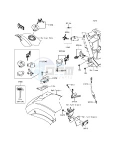 VULCAN 900 CLASSIC VN900BFFA GB XX (EU ME A(FRICA) drawing Ignition Switch