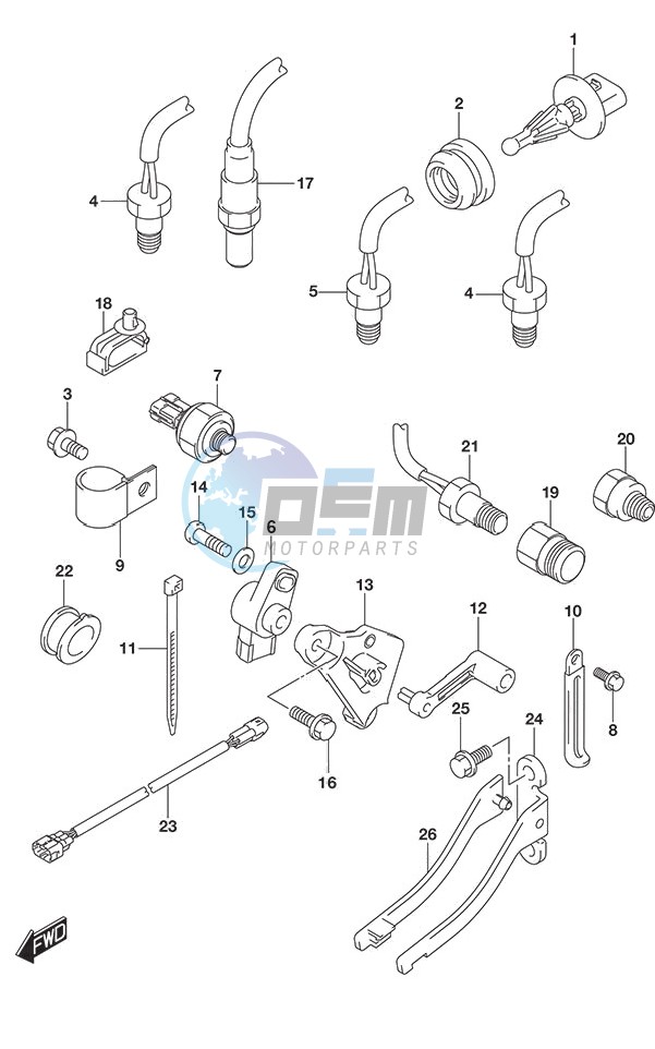 Sensor w/Transom (L)